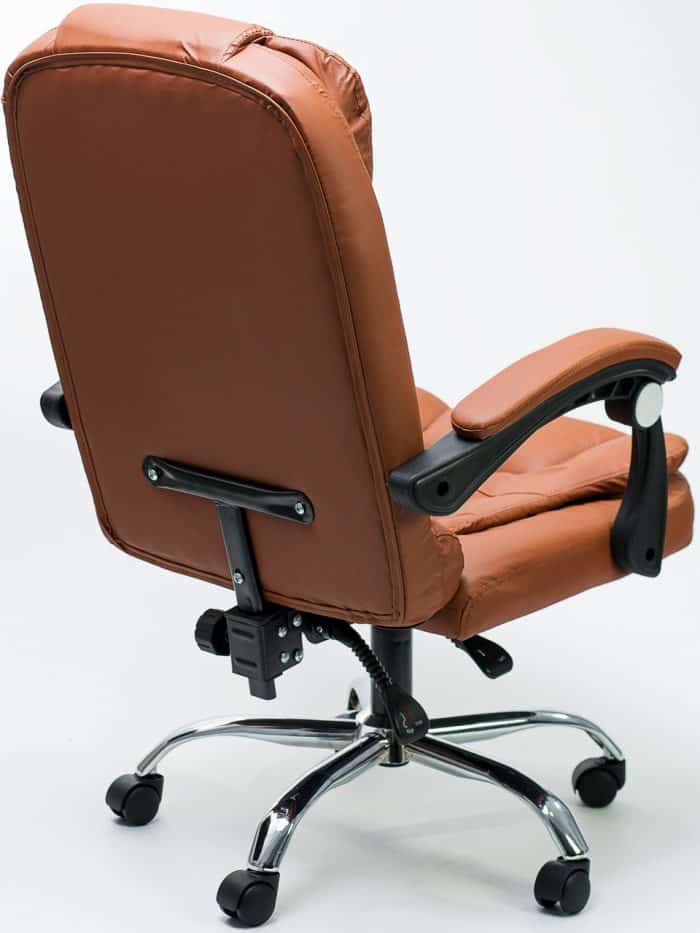 Крісло офісне Diego з масажем коричневе – фото 4