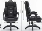 Крісло офісне Diego Comfort Pro чорне – фото 2