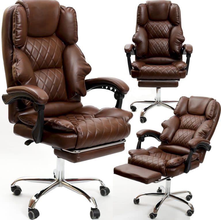 Крісло офісне Diego Comfort Pro коричневий