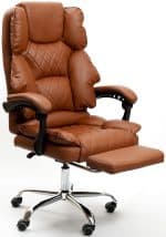 Крісло офісне Diego Comfort Pro світло-коричневий – фото 4
