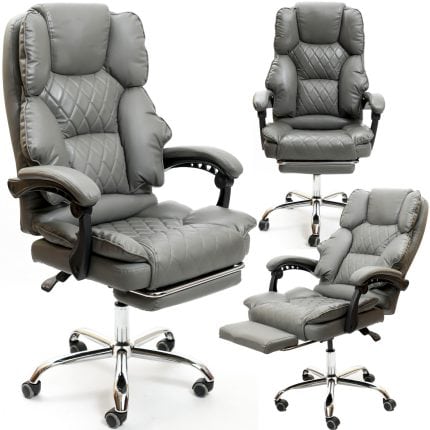 Крісло офісне Diego Comfort Pro сіре