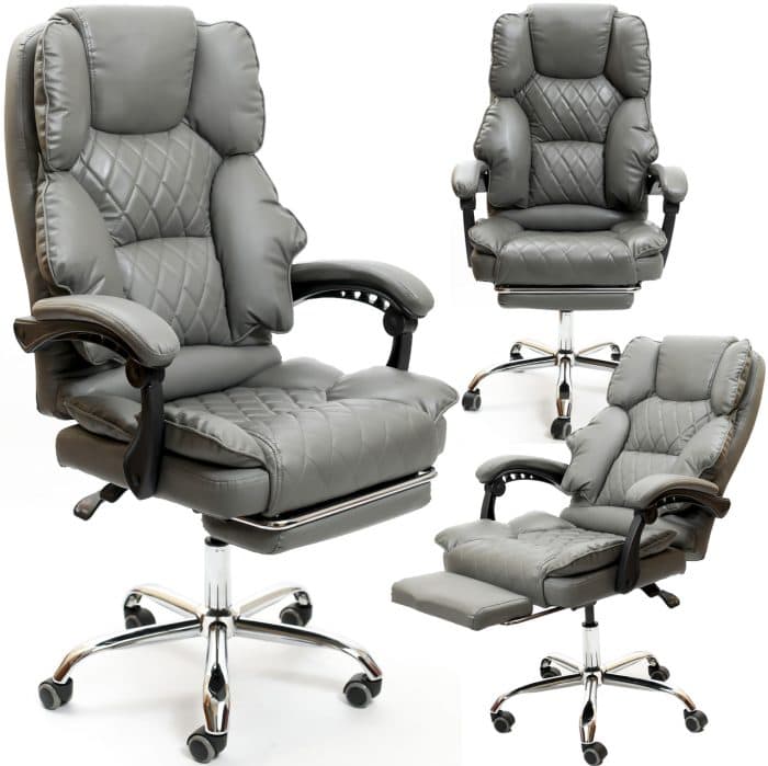 Крісло офісне Diego Comfort Pro сіре