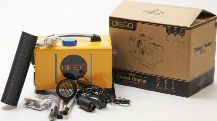 Автономний дизельний нагрівач 8кВт 12/24/220V DIEGO – фото 7