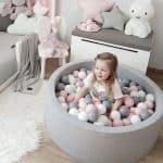 Сухий басейн із кульками 400шт рожевий Diego – фото 6