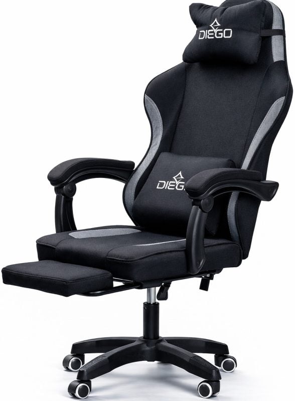 Крісло геймерське DIEGO Soft Black – фото 2