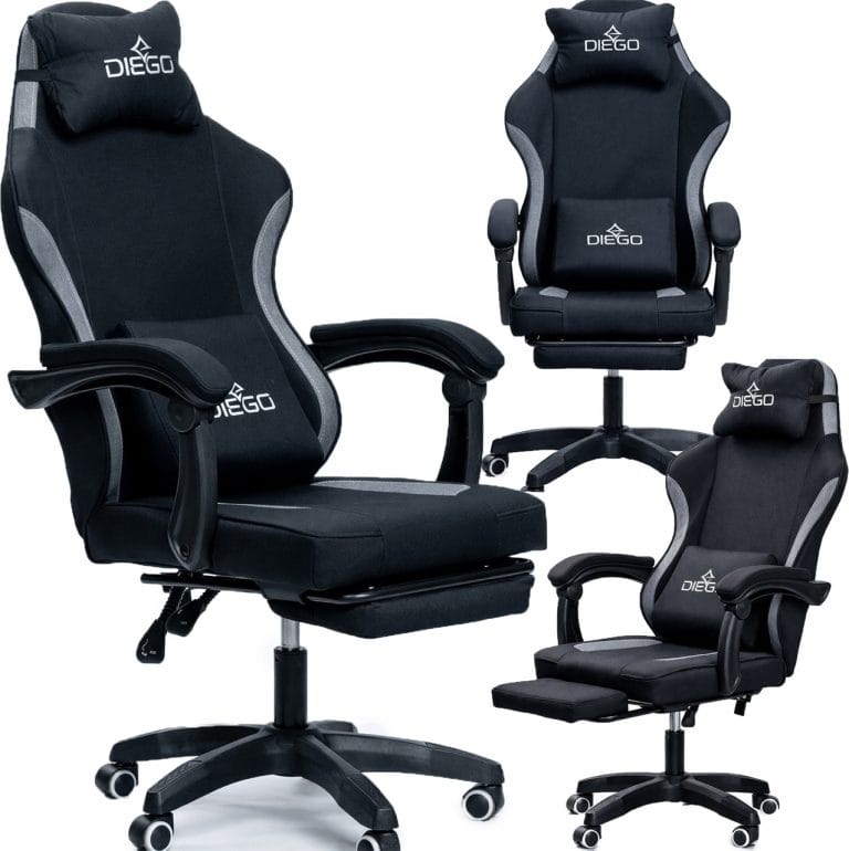 Крісло геймерське DIEGO Soft Black