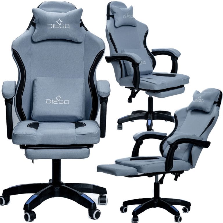 Крісло геймерське DIEGO Soft Blue
