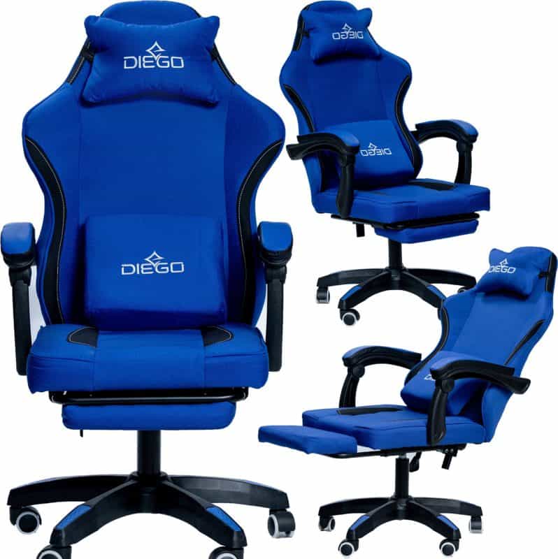 Крісло геймерське DIEGO Soft Dark Blue