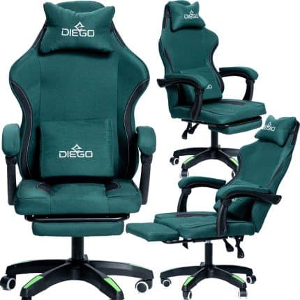Крісло геймерське DIEGO Soft Green