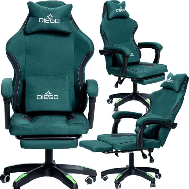 Крісло геймерське DIEGO Soft Green