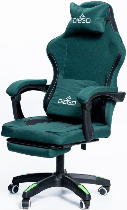 Крісло геймерське DIEGO Soft Green – фото 2