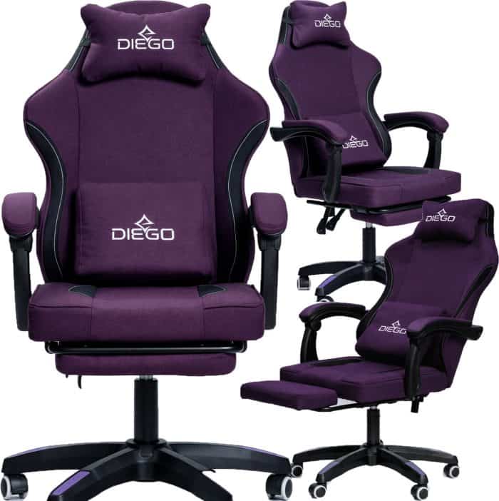 Крісло геймерське DIEGO Soft Light Purple