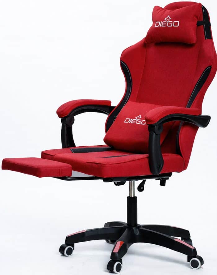 Крісло геймерське DIEGO Soft Red – фото 4