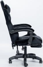 Крісло геймерське DIEGO ALCANTARA PRO Black – фото 7