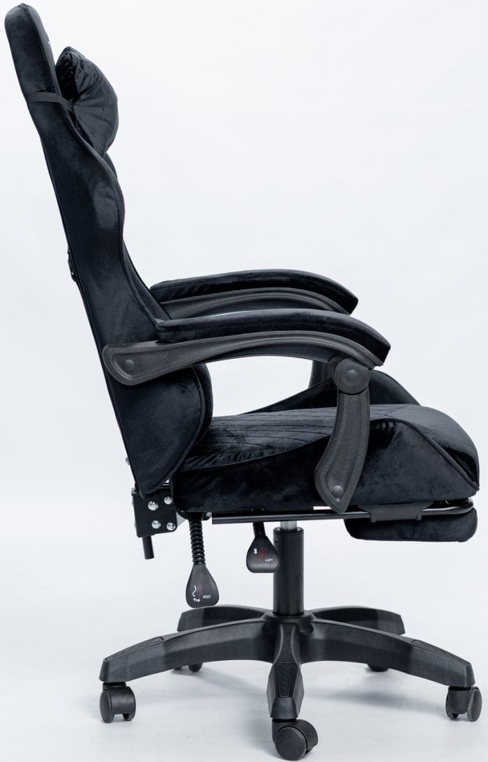 Крісло геймерське DIEGO ALCANTARA PRO Black – фото 7