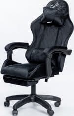 Крісло геймерське DIEGO ALCANTARA PRO Black – фото 2