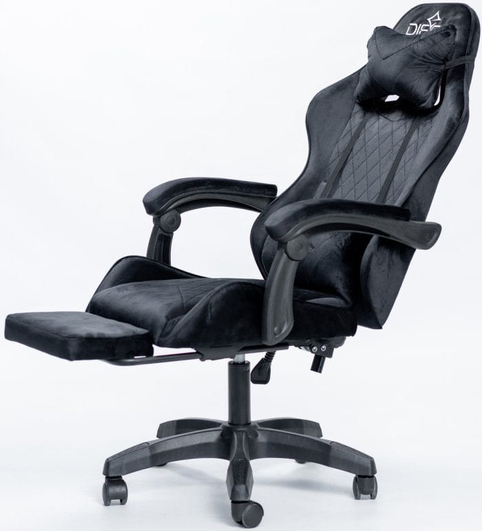 Крісло геймерське DIEGO ALCANTARA PRO Black – фото 6