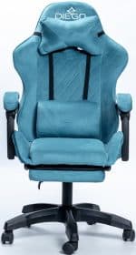 Крісло геймерське DIEGO ALCANTARA PRO Blue – фото 3