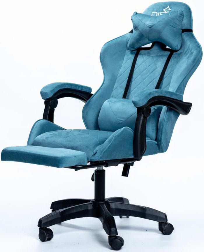 Крісло геймерське DIEGO ALCANTARA PRO Blue – фото 4