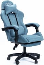Крісло геймерське DIEGO ALCANTARA PRO Blue – фото 2