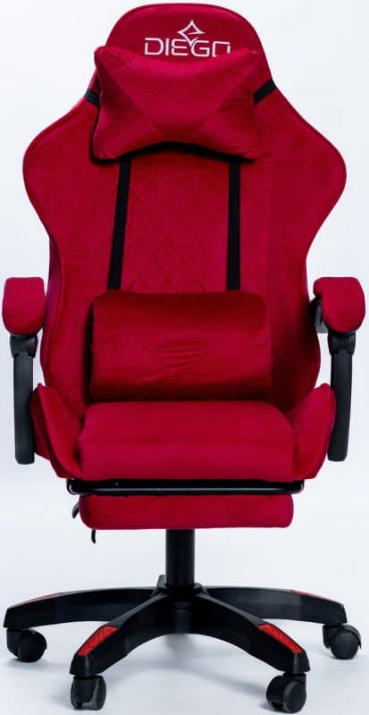 Крісло геймерське DIEGO ALCANTARA PRO Red – фото 2