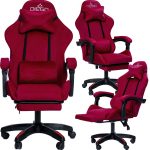 Крісло геймерське DIEGO ALCANTARA PRO Red