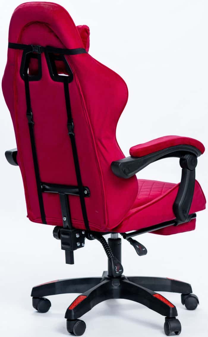 Крісло геймерське DIEGO ALCANTARA PRO Red – фото 3