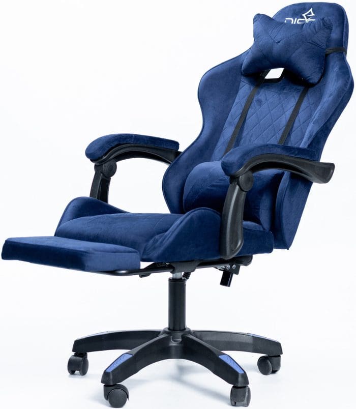 Крісло геймерське DIEGO ALCANTARA PRO Dark Blue – фото 5