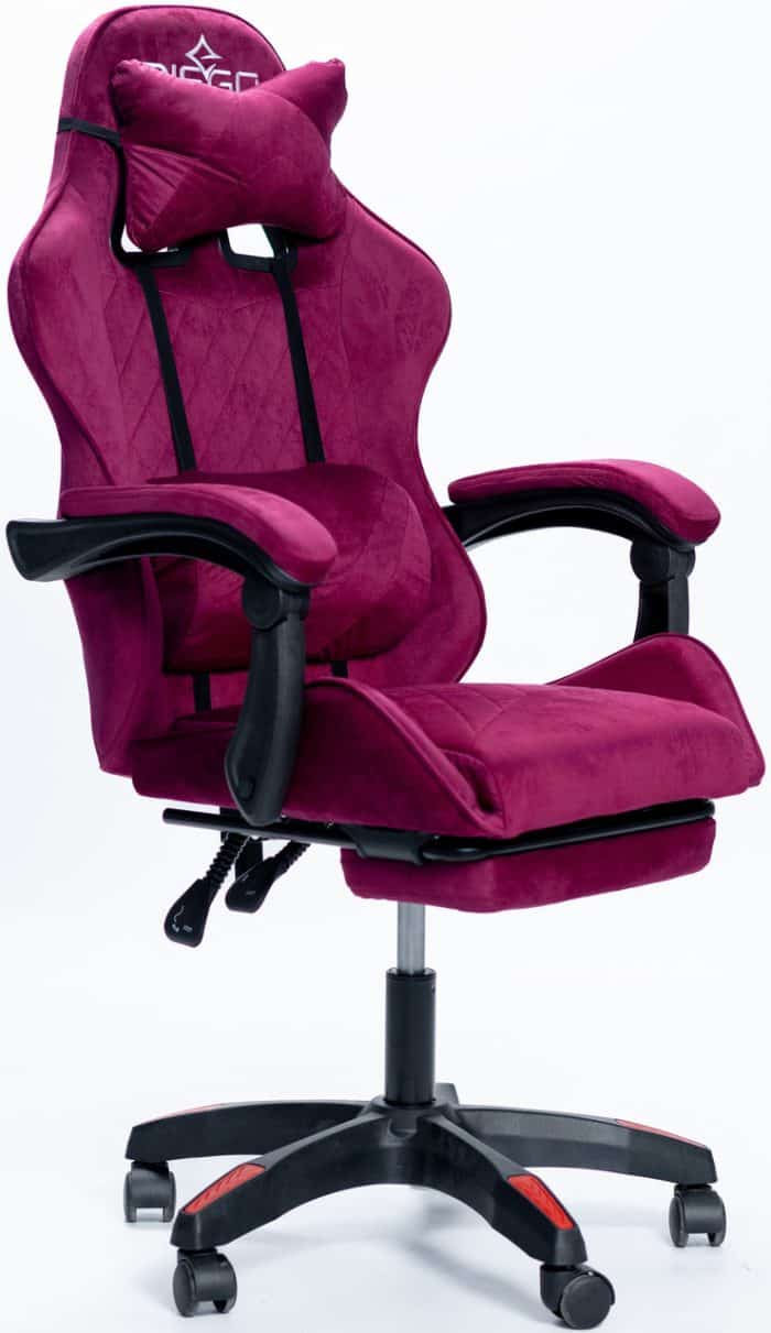 Крісло геймерське DIEGO ALCANTARA PRO Light Purple – фото 3