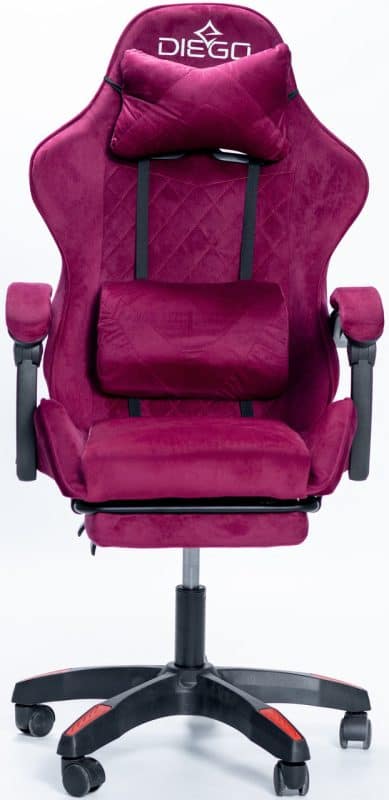 Крісло геймерське DIEGO ALCANTARA PRO Light Purple – фото 2