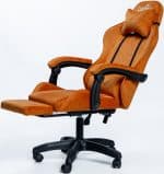 Крісло геймерське DIEGO ALCANTARA PRO Orange – фото 4
