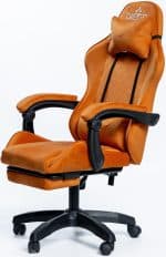 Крісло геймерське DIEGO ALCANTARA PRO Orange – фото 5