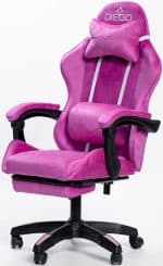 Крісло геймерське DIEGO ALCANTARA PRO Pink – фото 2