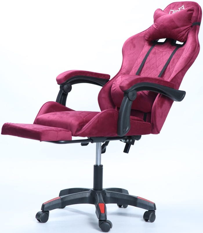 Крісло геймерське DIEGO ALCANTARA PRO Cherry – фото 4