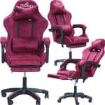Крісло геймерське DIEGO ALCANTARA PRO Cherry