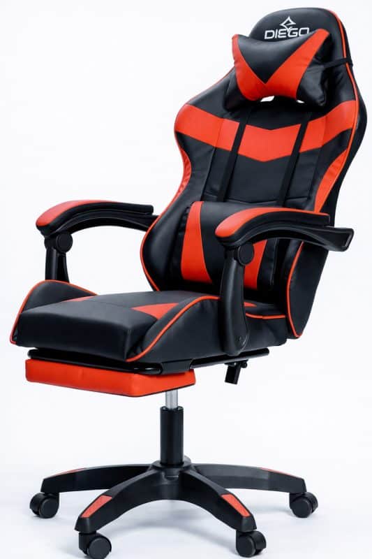 Крісло геймерське DIEGO Phantom RS Black-Red – фото 2