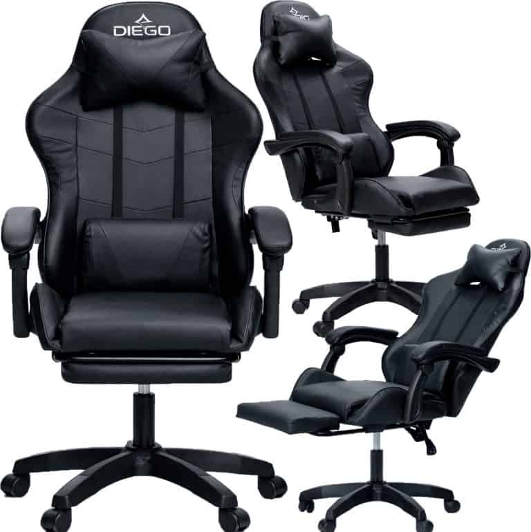 Крісло геймерське DIEGO Phantom RS Black