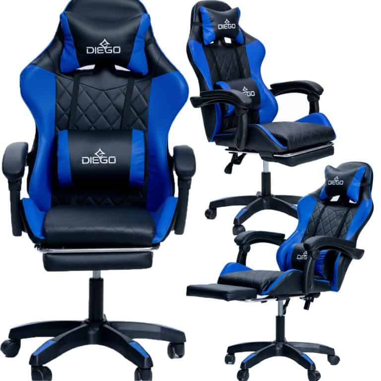 Крісло геймерське DIEGO AERO Black-Blue