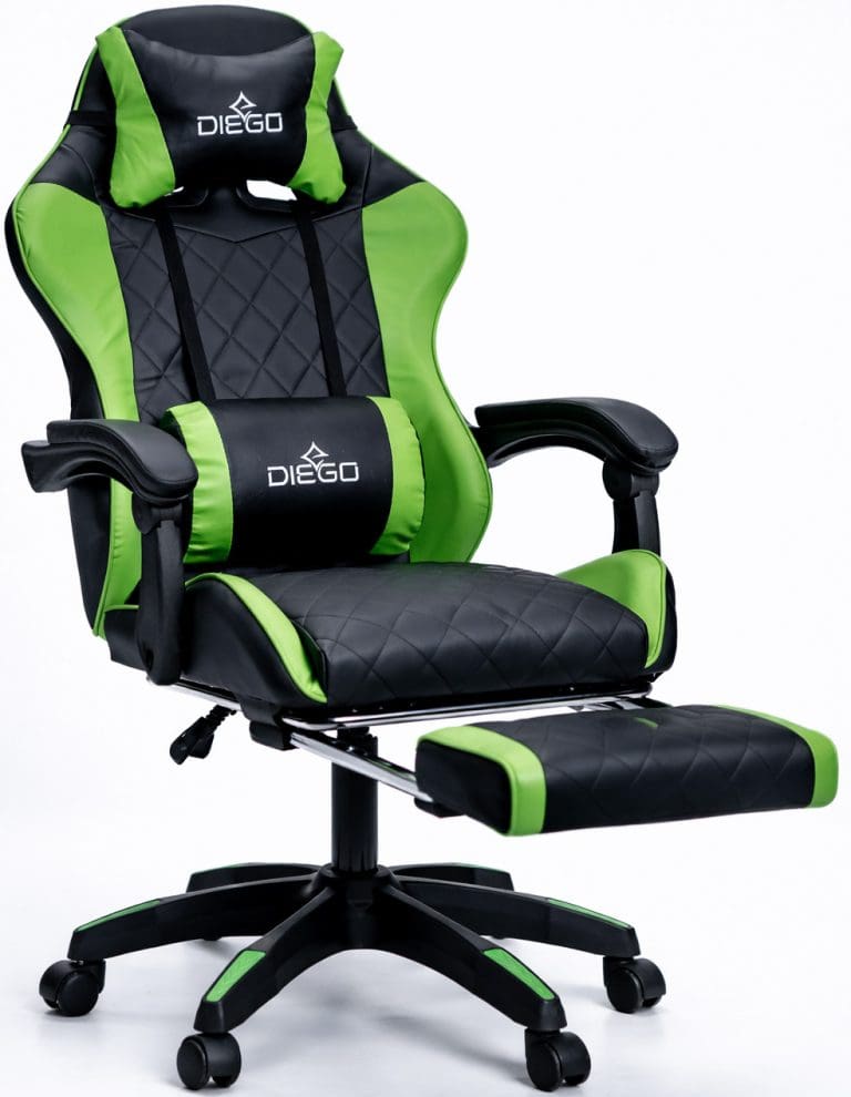 Крісло геймерське DIEGO AERO Black-Green – фото 2