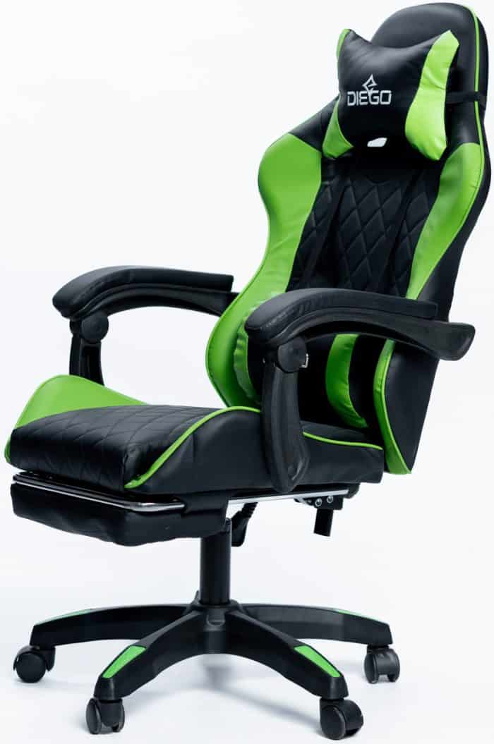 Крісло геймерське DIEGO AERO Black-Green – фото 3