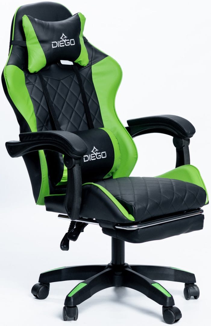 Крісло геймерське DIEGO AERO Black-Green – фото 4