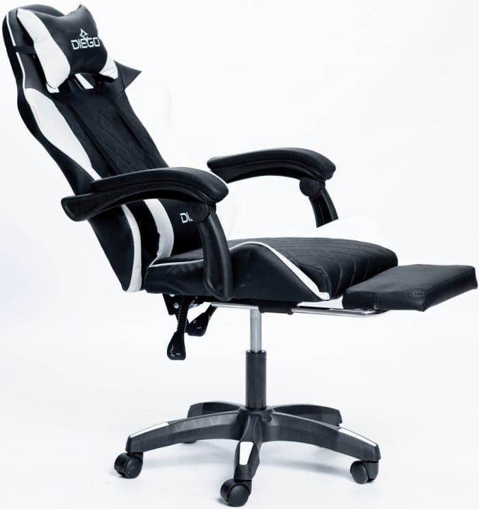 Крісло геймерське DIEGO AERO Black-White – фото 4