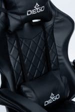 Крісло геймерське DIEGO AERO Full Black – фото 7