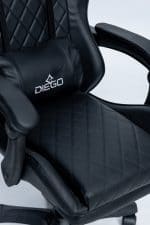 Крісло геймерське DIEGO AERO Full Black – фото 8