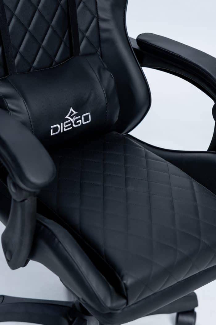 Крісло геймерське DIEGO AERO Full Black – фото 8