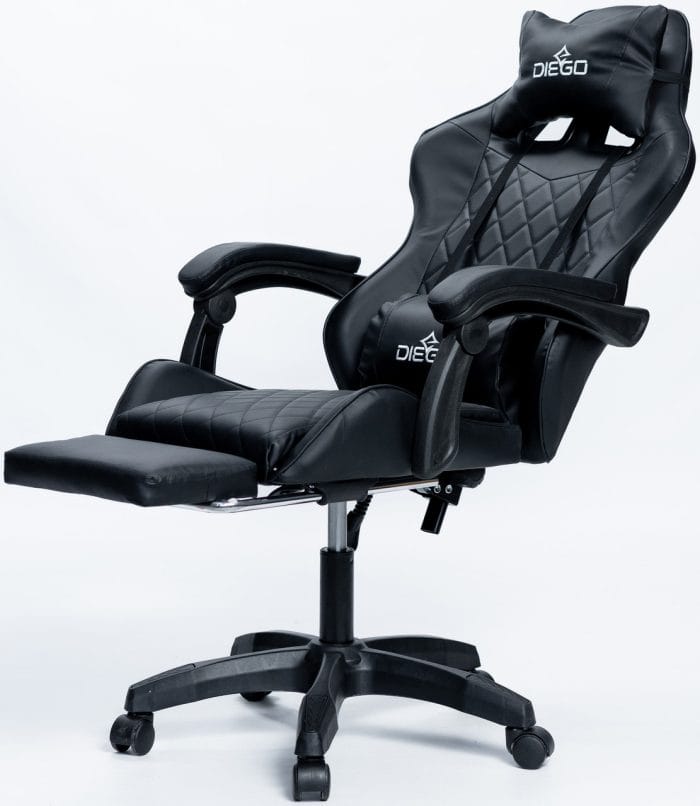 Крісло геймерське DIEGO AERO Full Black – фото 9