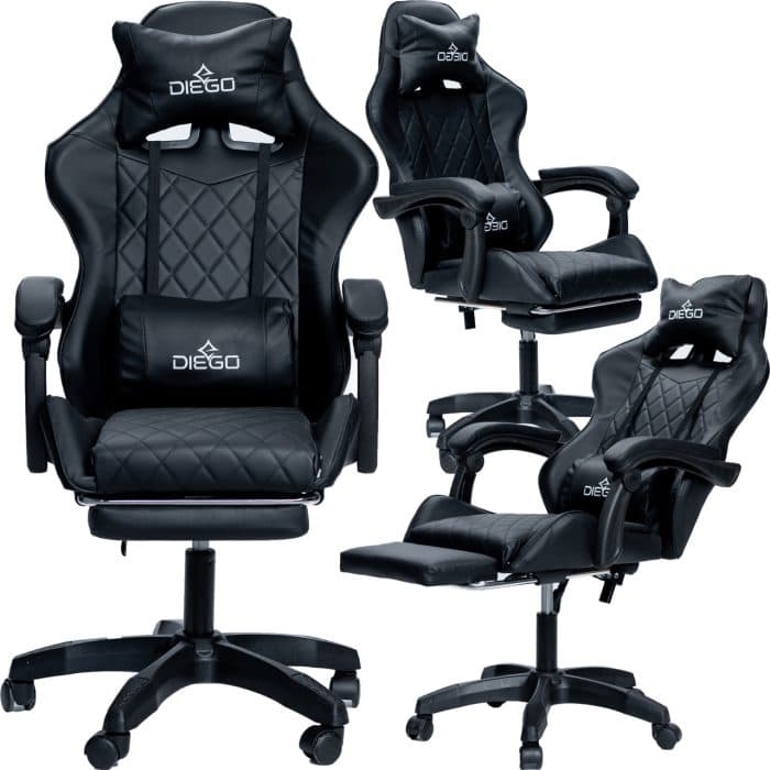 Крісло геймерське DIEGO AERO Full Black