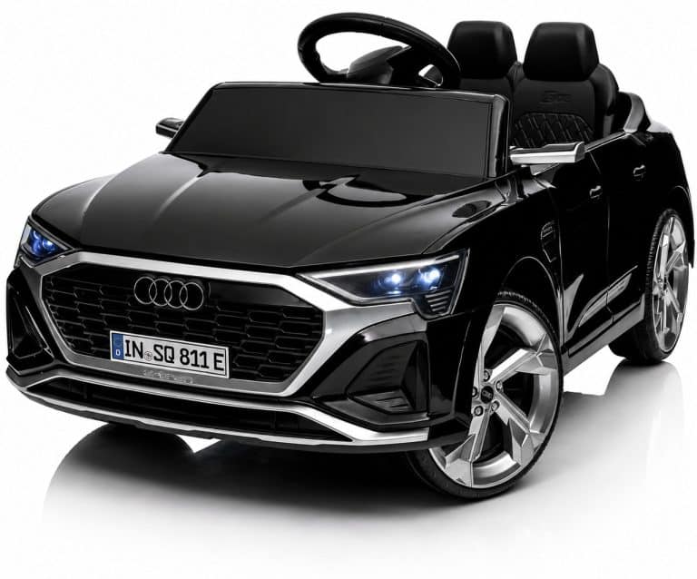 Дитячий електромобіль Audi SQ8 12V чорний з пультом керування Diego – фото 2