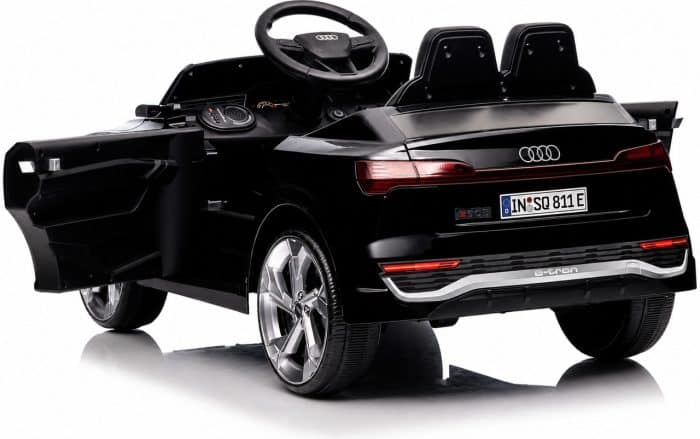 Дитячий електромобіль Audi SQ8 12V чорний з пультом керування Diego – фото 4