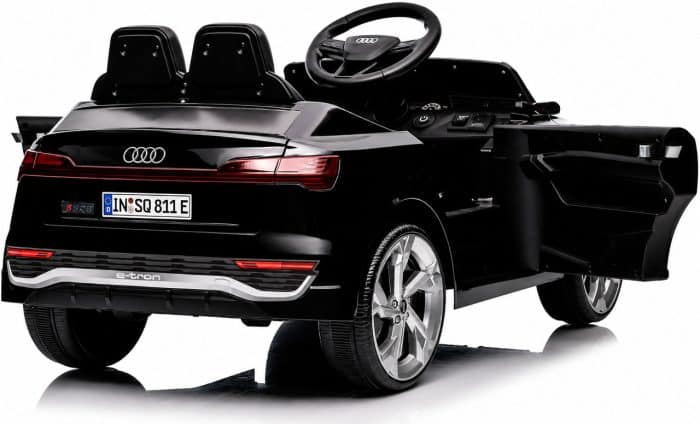 Дитячий електромобіль Audi SQ8 12V чорний з пультом керування Diego – фото 6